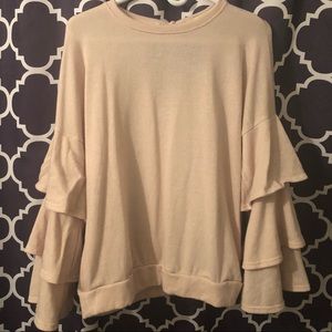 Penelope Project SUPER cute top, baby pink, Large